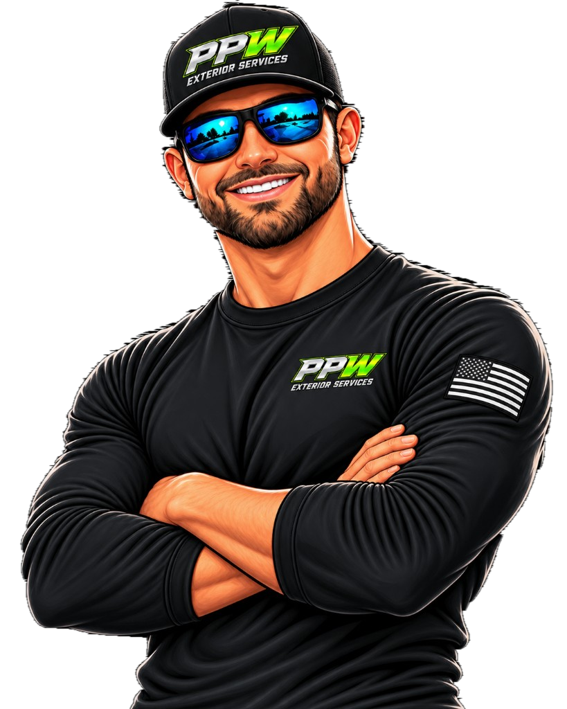 Jordan Borsina, founder of PPW Exterior Services
