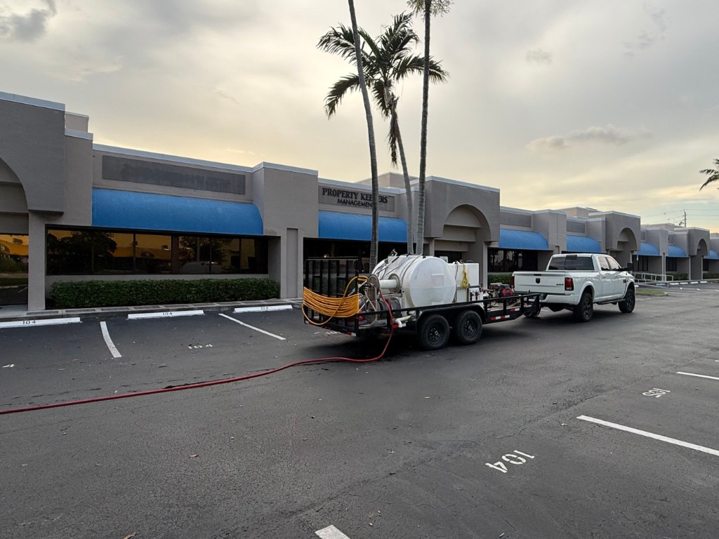 Cypress Creek Business Park after cleaning