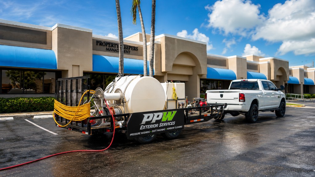 PPW exterior property service equipment at a South Florida commercial property
