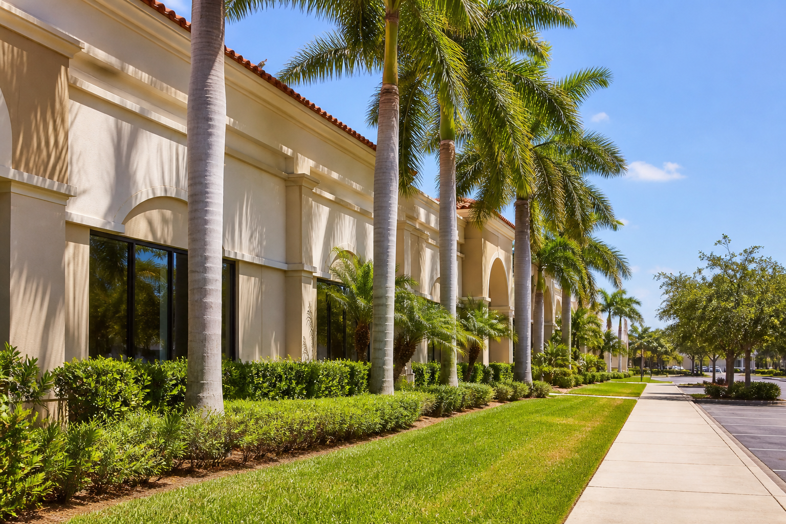 South Florida commercial property frontage